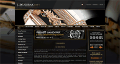 Desktop Screenshot of luxusorak.com