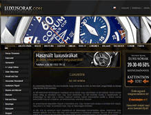 Tablet Screenshot of luxusorak.com